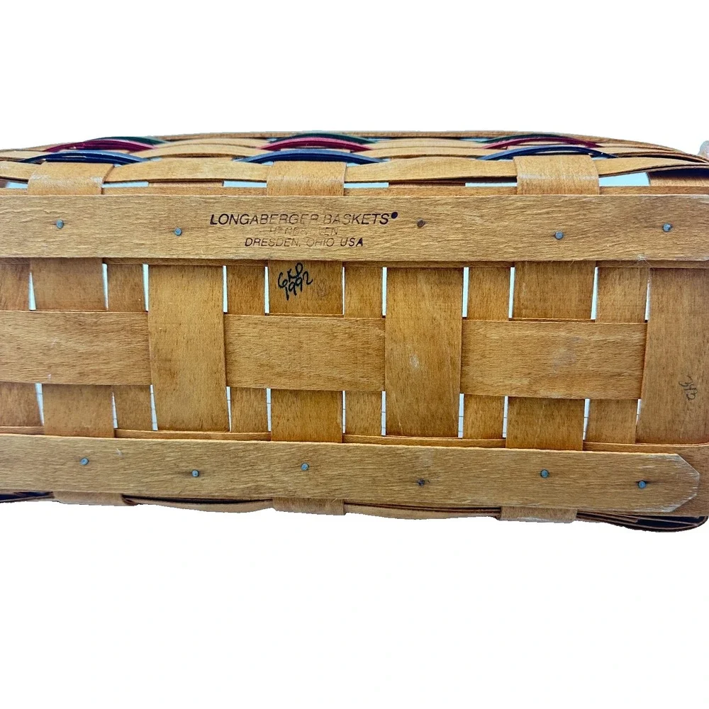 Vintage Longaberger Shades of‎ Autumn Basket 1992 w/Liner +-14